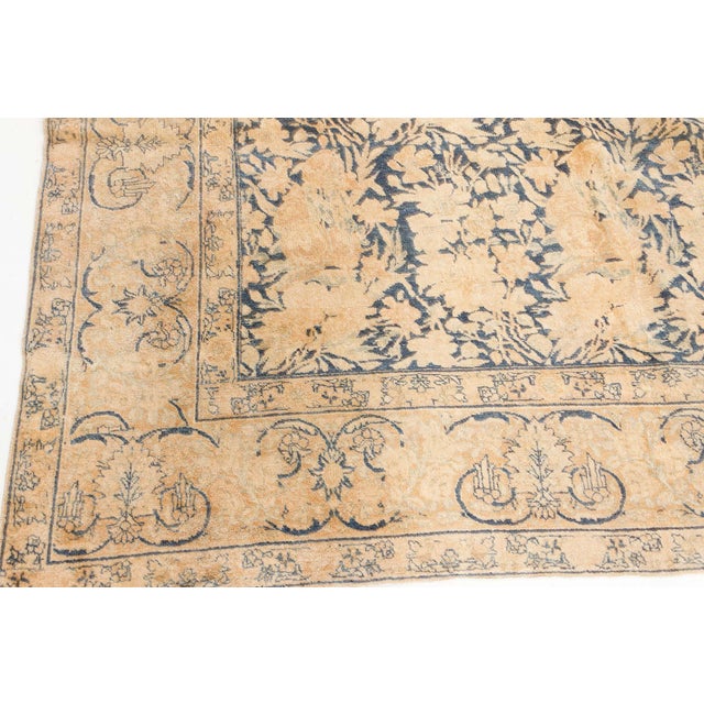 Textile High-quality Vintage Persian Tabriz Rug For Sale - Image 7 of 7