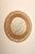 Mid-Century Modern French Round Rattan Mirror, 1950s For Sale - Image 4 of 4