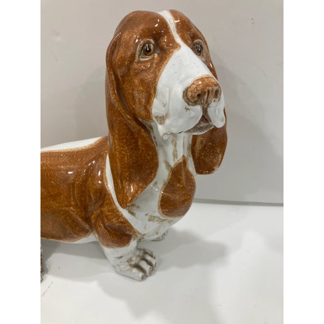 1980s 1980s Italian Faience Hound For Sale - Image 5 of 5