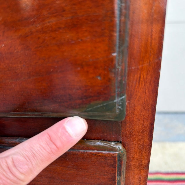 A Very Nice Antique Pennsylvania Hepplewhite Cherry Chest of Drawers, Circa 1800 For Sale - Image 9 of 12