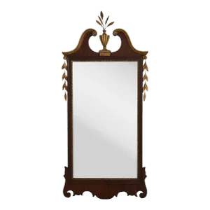 Friedman Brothers Chippendale Style Mahogany Frame Mirror