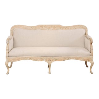 18th Century Danish Period Rococo Sofa For Sale