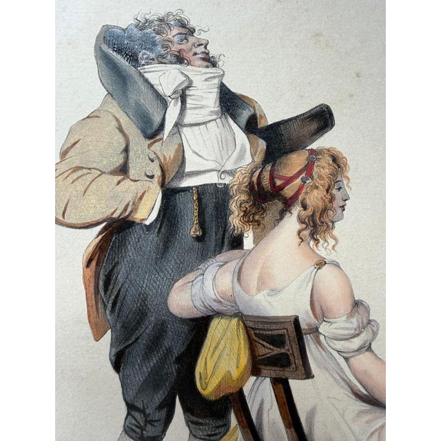 Achille Devéria, Costume Under the Directory, 1847, Lithograph For Sale - Image 11 of 15