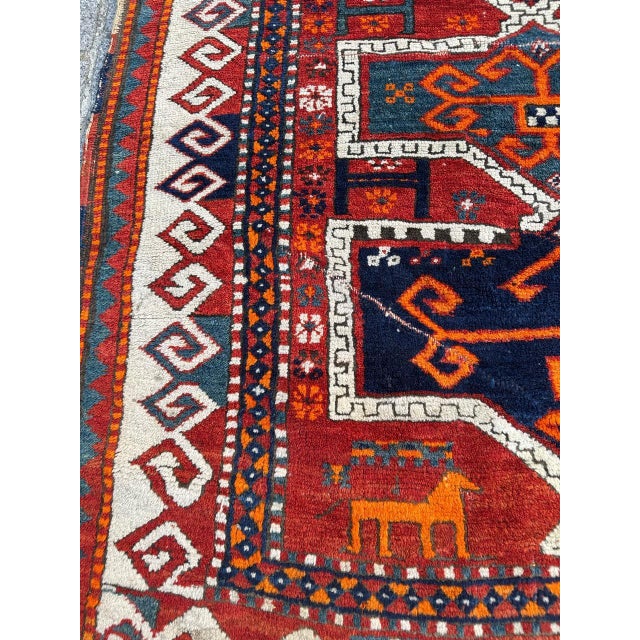 Early 20th Century Kazak Rug, 1920s For Sale - Image 4 of 18