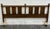 Vintage King Size Traditional Federal Style Raised Recessed Panel Headboard For Sale - Image 4 of 11
