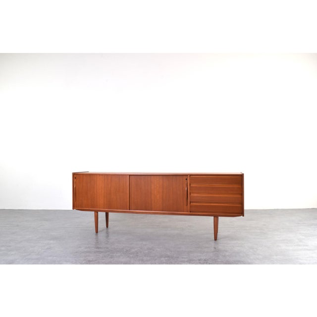 1960s Mid-Century Modern Danish Teak Sideboard, 1960s For Sale - Image 5 of 18