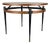 Vintage Italian Metal and Teak Coffee Table by Silvio Cavatorta, 1950s For Sale