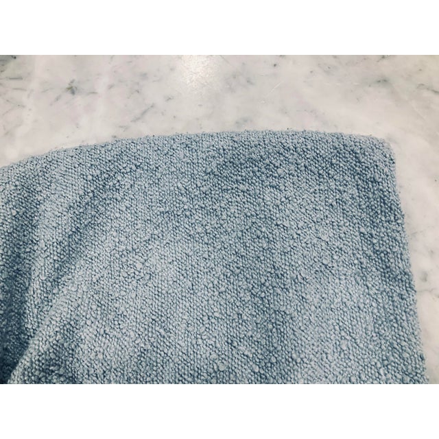 Gray Pair of Blue‑Gray Bouclé 20” Pillow Covers, 20” X 20”, Hidden Zippers - Great for Grandmillennial, Coastal, Modern & Cottage Core - See Pics! For Sale - Image 8 of 9