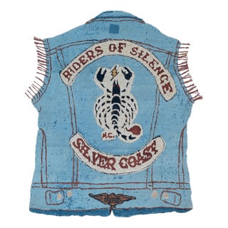 Hand-Knotted Riders of Silence Rug in Wool with Silk & Alpaca by Dinodo Studio For Sale