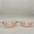 Pink Vintage Pink Anchor Hocking “Old Colony” Lace Edge 3 Piece Serving Set For Sale - Image 8 of 12