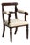 19th Century William IV Carver Armchair With Upholstered Seat & Arms For Sale