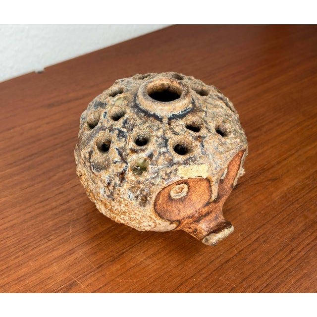 Mid-Century Modern Mid-Century Modern Danish Studio Pottery Hedgehog Candleholder from Sejer Keramik, 1960s For Sale - Image 3 of 18