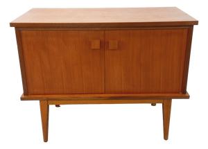 Small Vintage Scandinavian-Style Teak Sideboard, 1960s