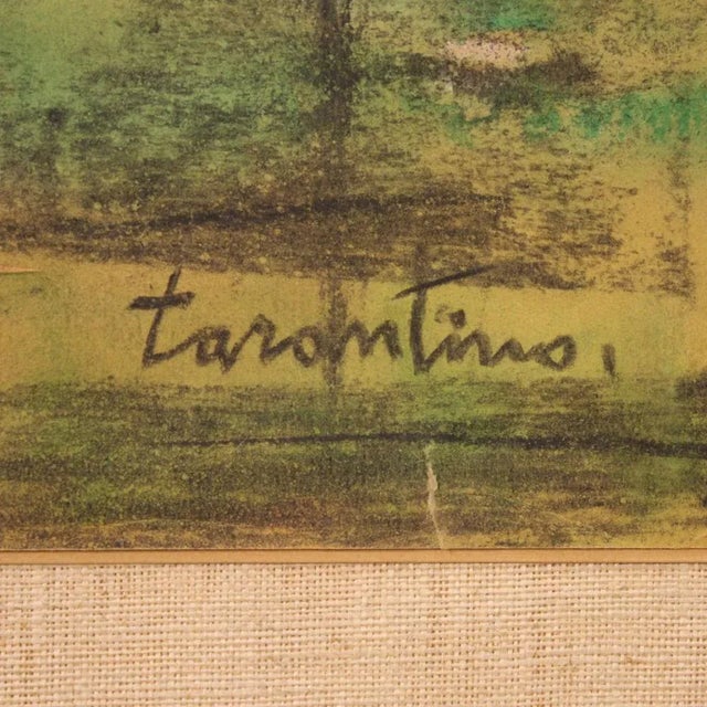 Modern Signed Abstract Painting, 20th Century For Sale - Image 3 of 13