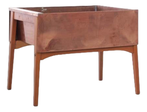 Mid-Century Scandinavian Modern Planter in Copper, 1960s