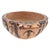 Wood Mid-20th Century French Gex La Faucille Studded Carved Wood Folk-Art Bowl For Sale - Image 7 of 9