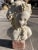 Bust of 19th Century French Woman on Cube Marble Mount After Grinam Niam Paris For Sale In Denver - Image 6 of 13