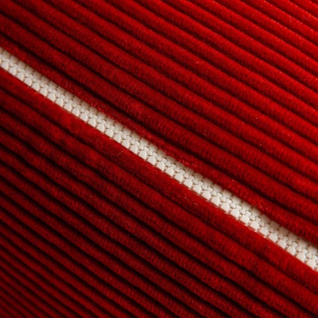 Plumy 3-Seater Sofa in Red Upholstery from Ligne Roset For Sale - Image 5 of 15