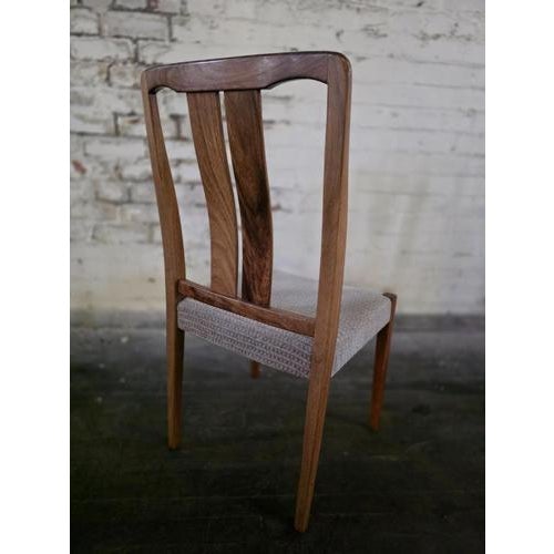 Brown Mid-Century Modern Rosewood Dining Chairs, Set of 4 For Sale - Image 8 of 10
