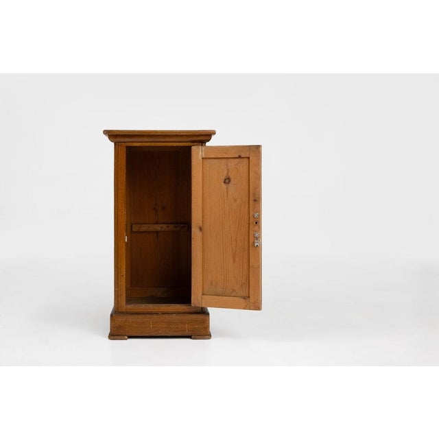 Art Deco French Nightstand in Varnished Wood, 1930s For Sale - Image 4 of 13