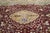 Red Vintage Persian Tabriz Rug 9'9" X 13’10” For Sale - Image 8 of 10
