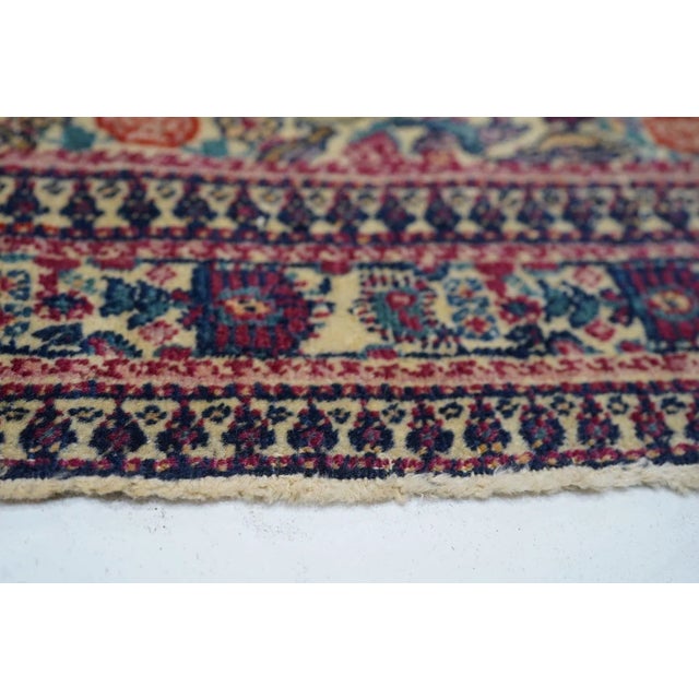 Antique Tehran Rug 4'3'' x 6'7'' For Sale - Image 4 of 8