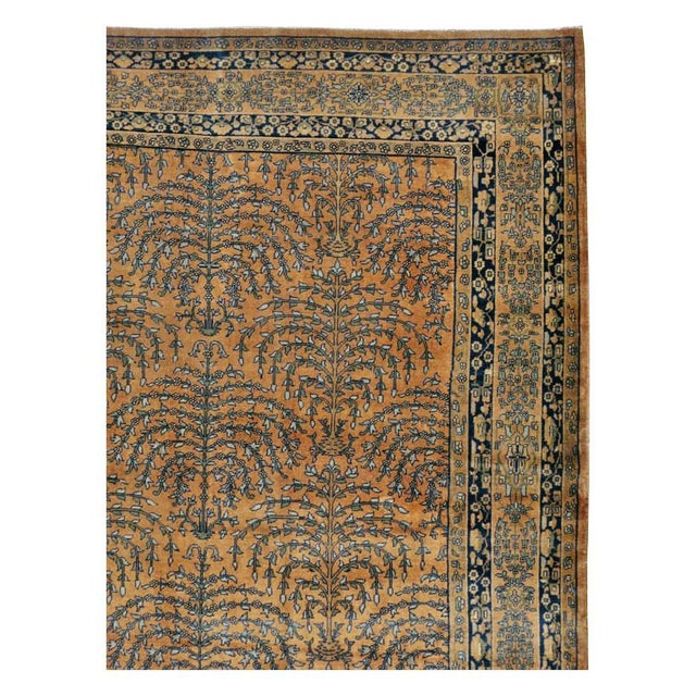 Galerie Shabab Collection Early 20th Century Indian Lahore Room Size Rug For Sale - Image 4 of 10
