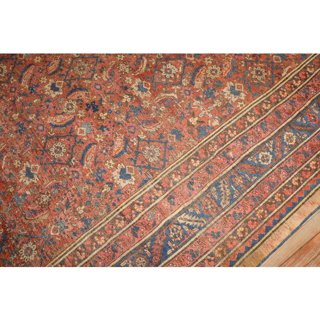 Antique Zabihi Collection Persian Bakshaish Rug - 8'8" x 11' For Sale - Image 4 of 12
