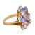 1960s 1960s Oscar Heyman Gia Ceylon No Heat Sapphire Diamond 18k Gold Cocktail Ring, Size 7.75 For Sale - Image 5 of 8