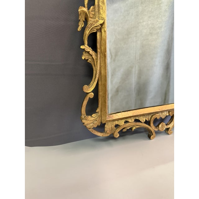 Antique Italian Giltwood Mirror, 1800s For Sale - Image 5 of 8