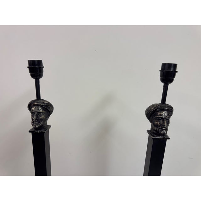 2000 - 2009 Sculptural Floor Lamps by Aimé Cécil for Les Héritiers, 2000s, Set of 2 For Sale - Image 5 of 13