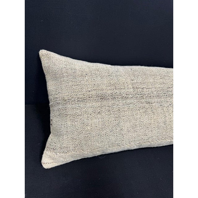 Turkish Hemp Pillow Cushion Natural Beige Cushion Cover 14x40 #30502 Enhance your home decor with our Kilim Pillow Turkish...