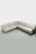 Montis axel corner sofa in 2 modules. Refurbished with a beautiful fabric from the brand silvera. This axel sofa is still...