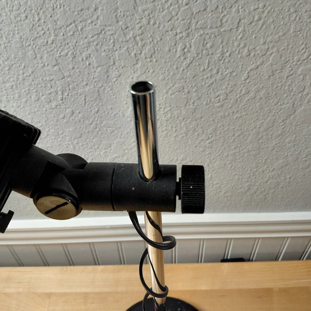 Mid-Century Modern Vintage Industrial Articulating Adjustable Metal Desk Lamp For Sale - Image 3 of 6