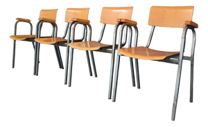 Italian Chairs by Caloi, Set of 6
