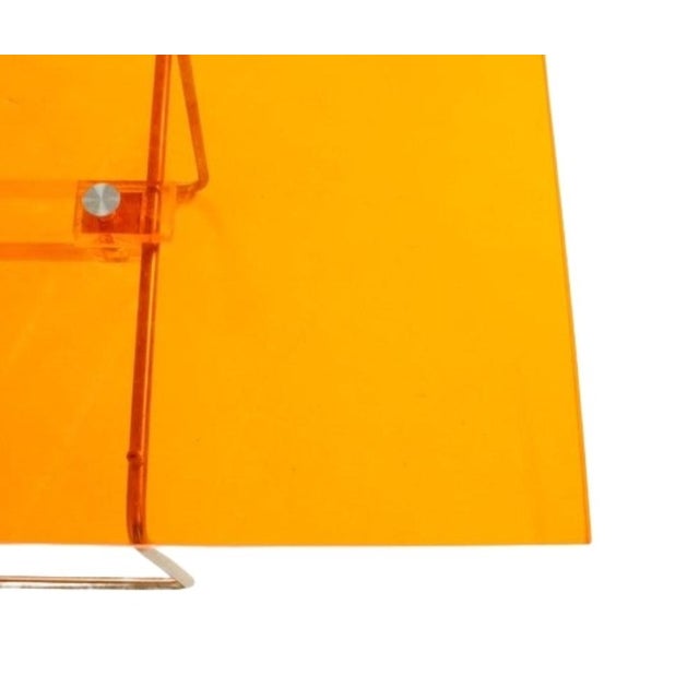 Postmodern Futurism Out/In Chaise Longue in Amber Acrylic by Jean-Marie Massaud for Driade, 2001 For Sale - Image 9 of 12