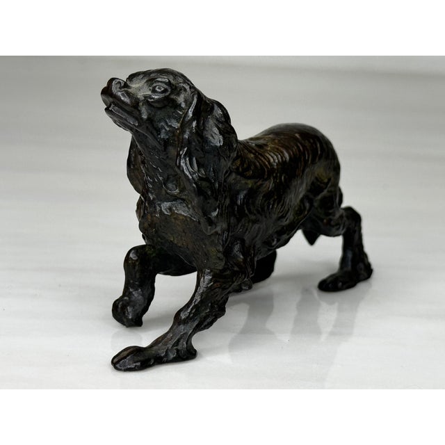 Antique Miniature Austrian Bronze Dachshund Sculpture Circa 1900 For Sale - Image 14 of 18