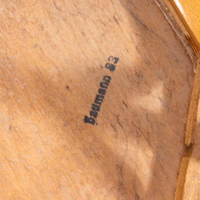 Bleached Bentwood Tri Back Dining Chairs from Baumann, 1950s, Set of 6 For Sale - Image 9 of 12