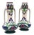 Pair of ceramic vases. Art Nouveau. Stamped "Céramique de Bruxelles" (Brussels Ceramics). Very good condition. No chips or...