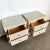 Boho Chic Costal White Washed Henry Link Wicker Nightstands by Henry Link - A Pair For Sale - Image 3 of 6