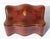 Mid-Century Modern Fine Italian Bombe Serpentine Leather Box For Sale - Image 3 of 5