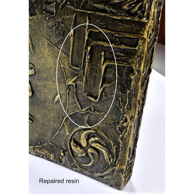 Adrian Pearsall for Craft Associates Glass Top Brutalist Dining Table or Desk For Sale - Image 11 of 14