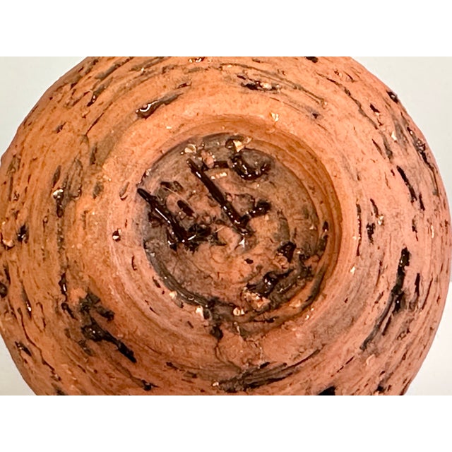 Ceramic Archaic Studio Ceramic Vase with Raw Surface by Gerhard Liebenthron, Germany, 1970s For Sale - Image 7 of 8