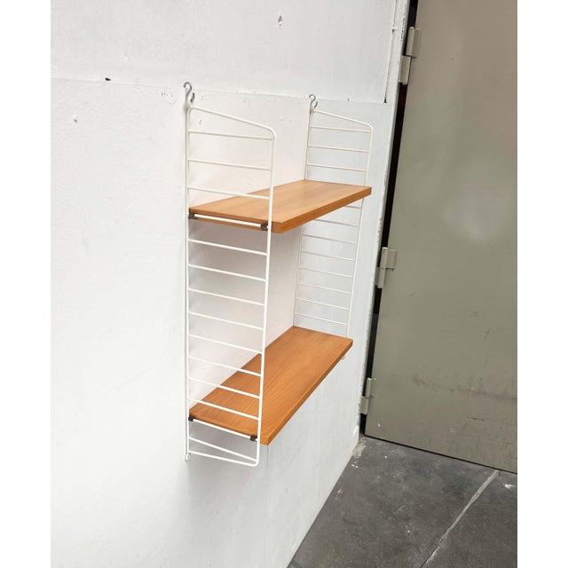 1960s Mid-Century Modern White String Shelf from String Design Ab, Sweden, 1960s For Sale - Image 5 of 18
