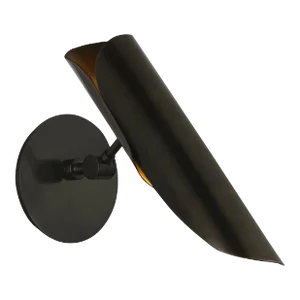 Champalimaud for Visual Comfort Signature Flore Single Wall Light in Gun Metal