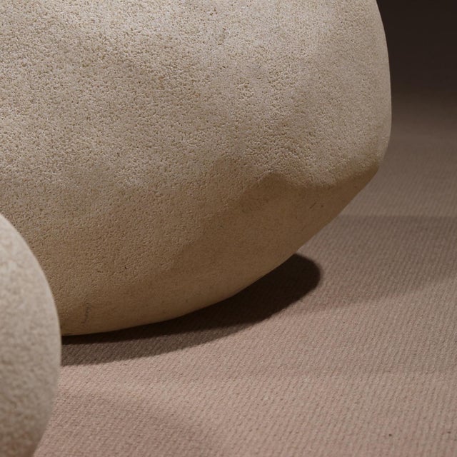 Stone Moon Rock Dora Lamps by André Cazenave for Atelier A Paris, France, 1969, Set of 2 For Sale - Image 7 of 15