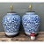 Early 20th Century Vintage Monumental Ceramic Ginger Jar Table Lamps - Pair For Sale - Image 5 of 12