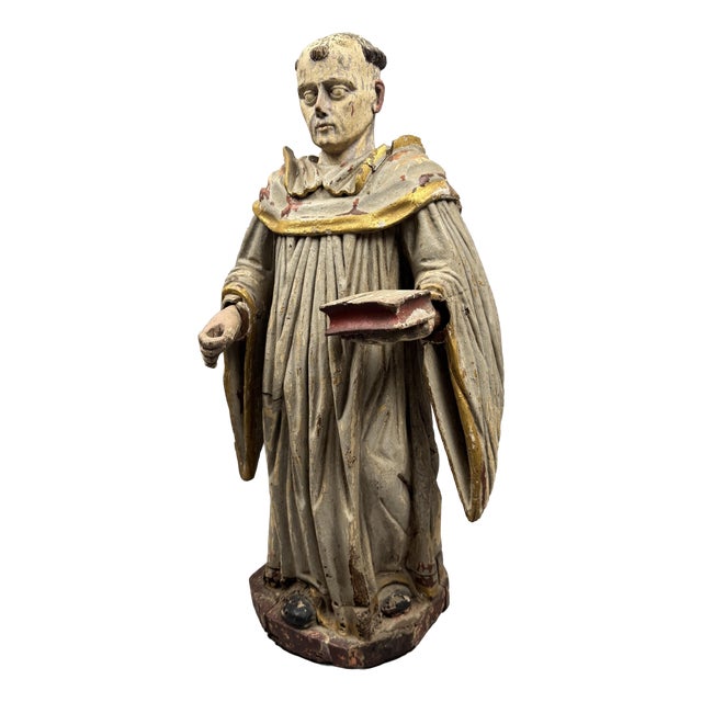 Saint Dominic, 18th Century, Oak For Sale