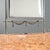 Metal Metal and Marble Vanity with Beveled Mirror For Sale - Image 7 of 12