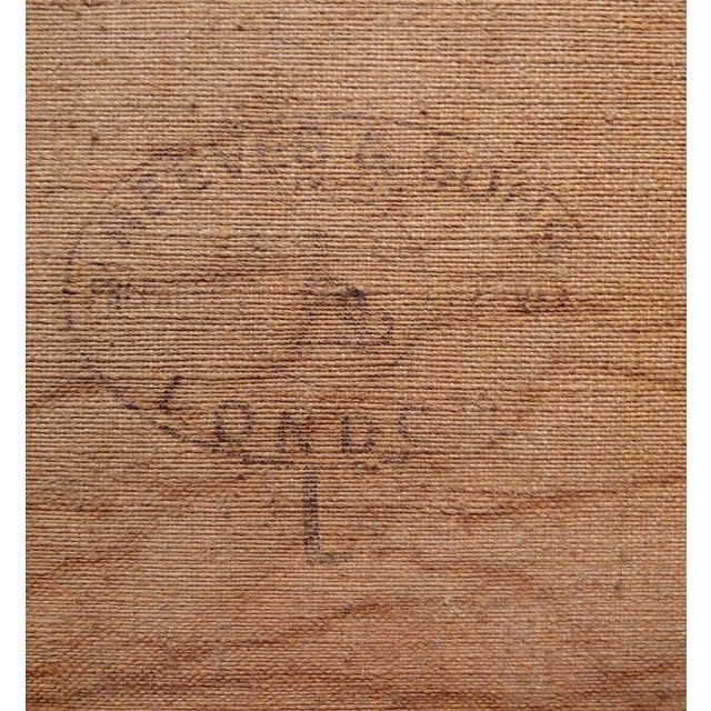 Bertram Pressman -Countryside in a River Landscape -Oil Painting 1918 For Sale - Image 11 of 12